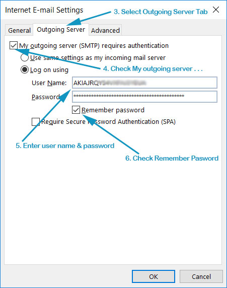 Amazon SES Setup Step 2